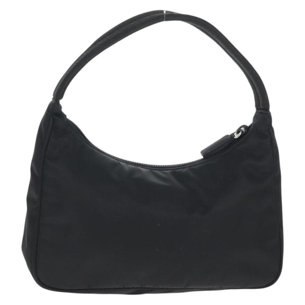 PRADA Hand Bag Nylon Black Silver Auth 145021V - Picture 2 of 16